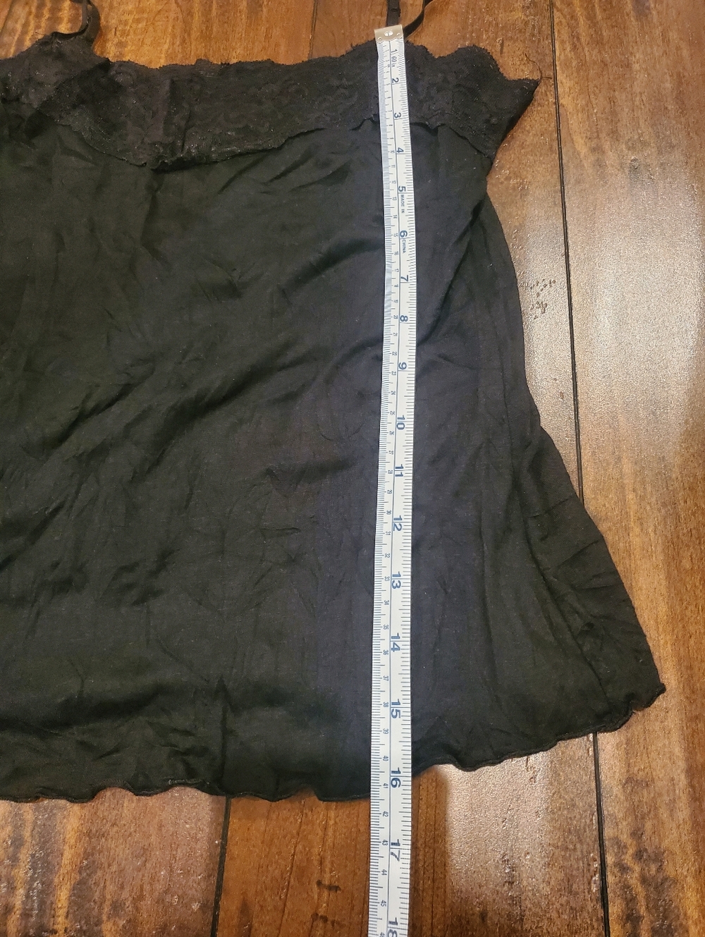 Eyeshadow Black Lace-Trim Camisole Large - Picture 8 of 8